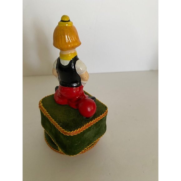 Vintage George Good Company Clown Music Box,1978 - Picture 4 of 6